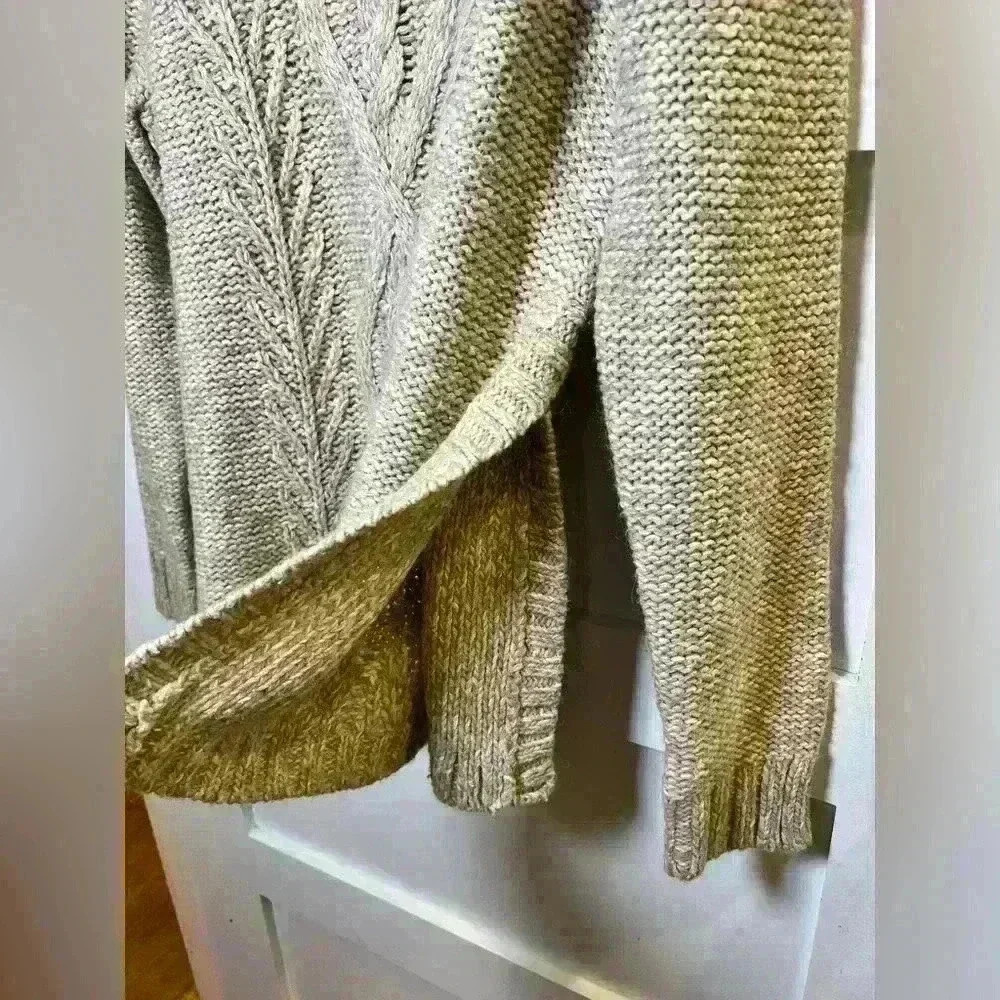 Madewell size M sweater Firelight Marled Pullover Marled Flax  EUC - Picture 2 of 7
